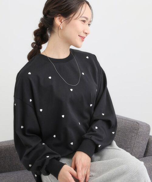 SHOO・LA・RUE / シューラルー カットソー | 刺繍アソートロンT(ブラック(119))