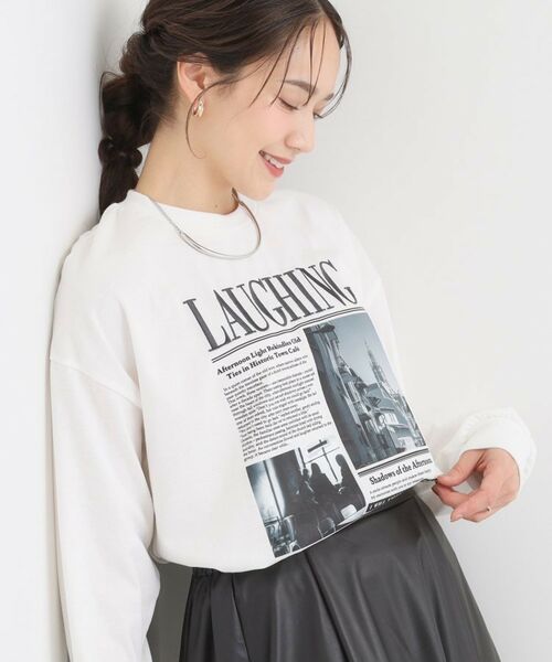 SHOO・LA・RUE / シューラルー カットソー | 刺繍アソートロンT(ホワイト(301))