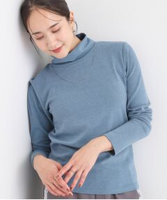 SHOO・LA・RUE / シューラルー カットソー | ラメスムースハイネックインナー