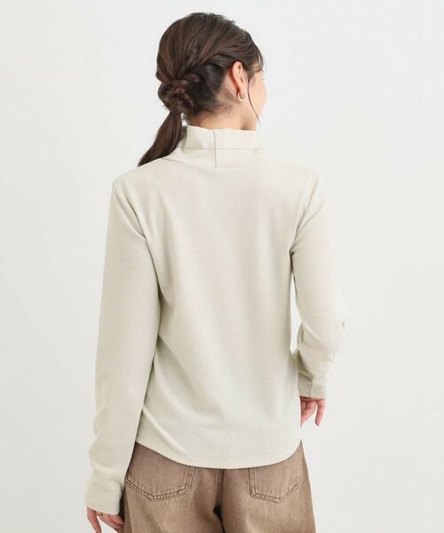 SHOO・LA・RUE / シューラルー カットソー | ラメスムースハイネックインナー | 詳細2