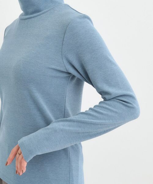 SHOO・LA・RUE / シューラルー カットソー | ラメスムースハイネックインナー | 詳細21