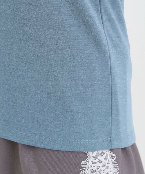 SHOO・LA・RUE / シューラルー カットソー | ラメスムースハイネックインナー | 詳細22