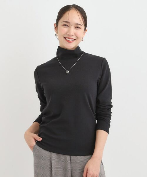 SHOO・LA・RUE / シューラルー カットソー | ラメスムースハイネックインナー | 詳細5