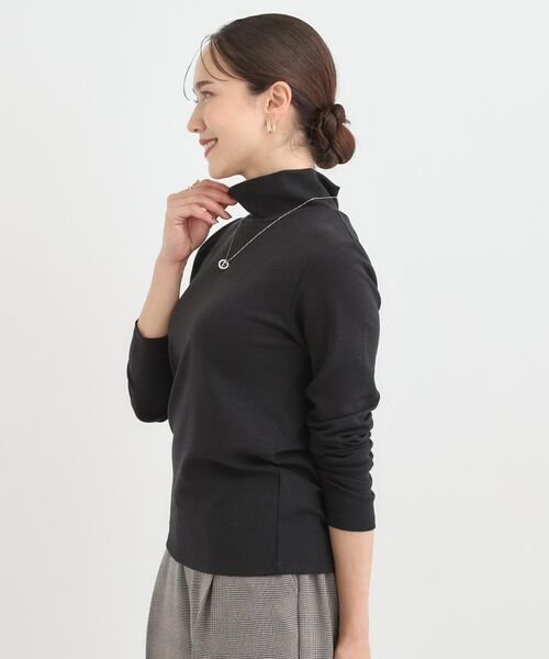 SHOO・LA・RUE / シューラルー カットソー | ラメスムースハイネックインナー | 詳細6