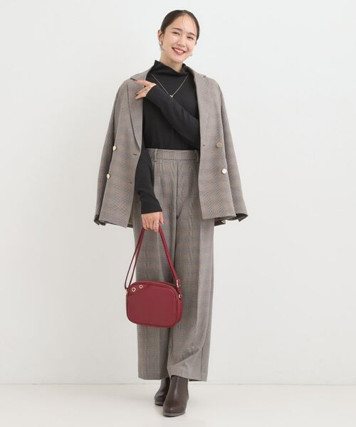 SHOO・LA・RUE / シューラルー カットソー | ラメスムースハイネックインナー | 詳細7