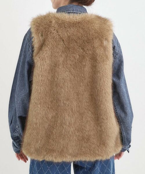 SHOO・LA・RUE / シューラルー ベスト | ふわふわフェイクファーベスト | 詳細15