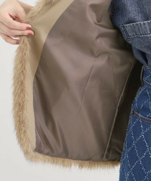 SHOO・LA・RUE / シューラルー ベスト | ふわふわフェイクファーベスト | 詳細19