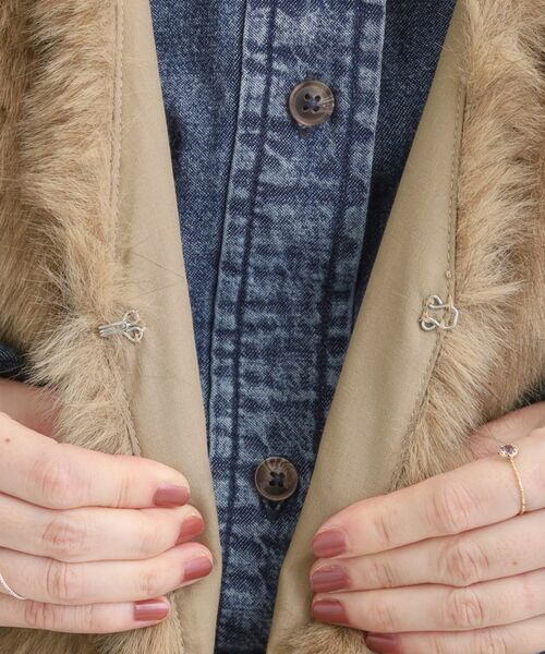 SHOO・LA・RUE / シューラルー ベスト | ふわふわフェイクファーベスト | 詳細20