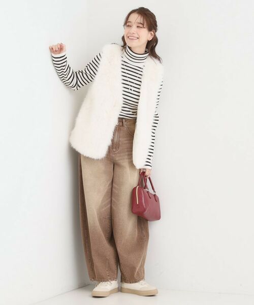 SHOO・LA・RUE / シューラルー ベスト | ふわふわフェイクファーベスト | 詳細3