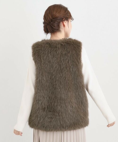 SHOO・LA・RUE / シューラルー ベスト | ふわふわフェイクファーベスト | 詳細6