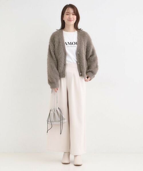 SHOO・LA・RUE / シューラルー カーディガン・ボレロ | フェザーVネックカーディガン | 詳細11