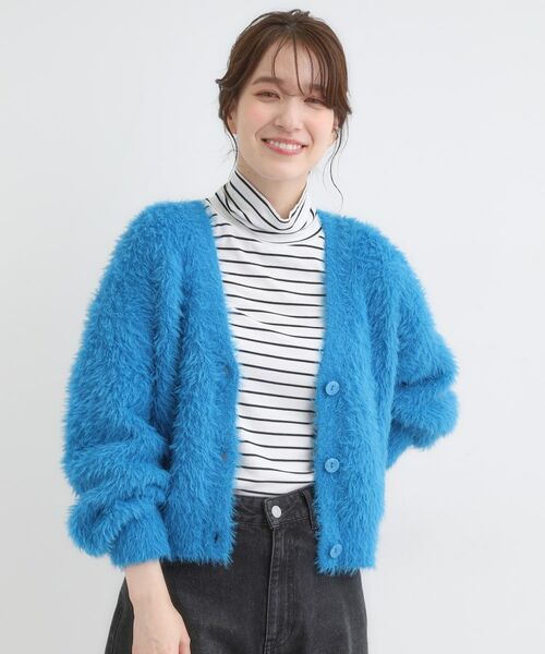 SHOO・LA・RUE / シューラルー カーディガン・ボレロ | フェザーVネックカーディガン | 詳細17