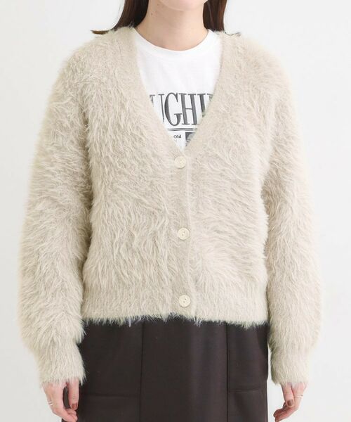 SHOO・LA・RUE / シューラルー カーディガン・ボレロ | フェザーVネックカーディガン | 詳細21