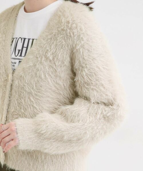 SHOO・LA・RUE / シューラルー カーディガン・ボレロ | フェザーVネックカーディガン | 詳細25