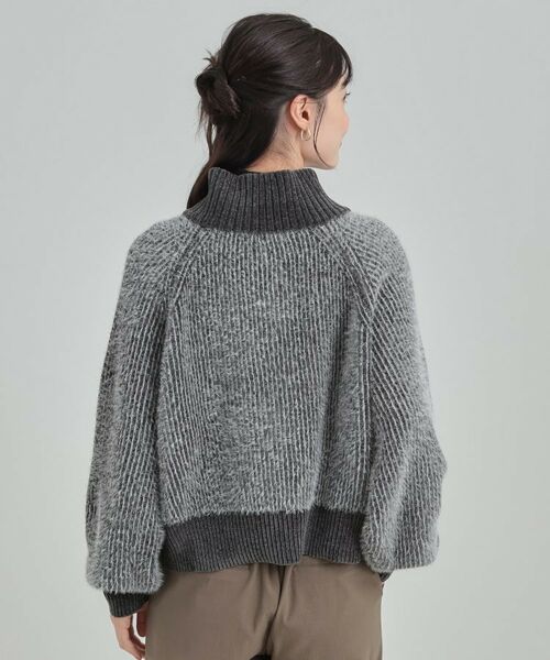 SHOO・LA・RUE / シューラルー レザーブルゾン・ジャケット | フェザーストライプモールブルゾン | 詳細10