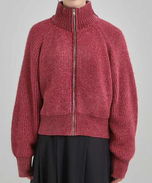 SHOO・LA・RUE / シューラルー レザーブルゾン・ジャケット | フェザーストライプモールブルゾン | 詳細13