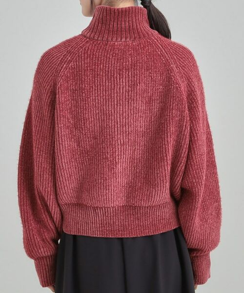 SHOO・LA・RUE / シューラルー レザーブルゾン・ジャケット | フェザーストライプモールブルゾン | 詳細15