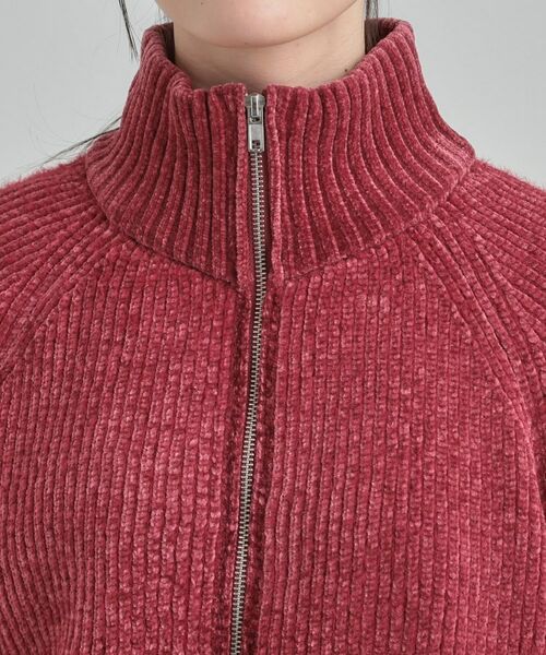 SHOO・LA・RUE / シューラルー レザーブルゾン・ジャケット | フェザーストライプモールブルゾン | 詳細16