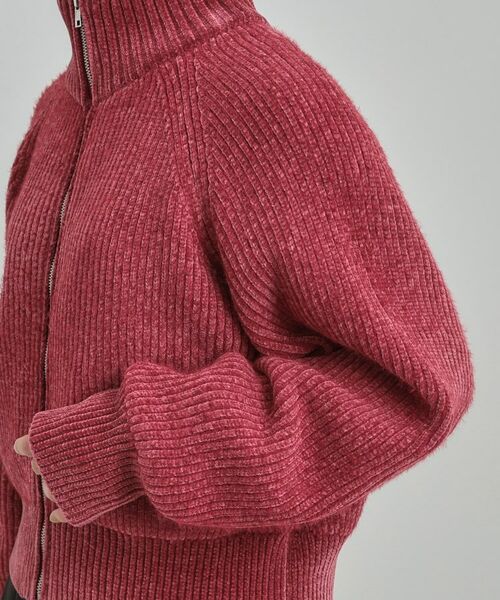 SHOO・LA・RUE / シューラルー レザーブルゾン・ジャケット | フェザーストライプモールブルゾン | 詳細17