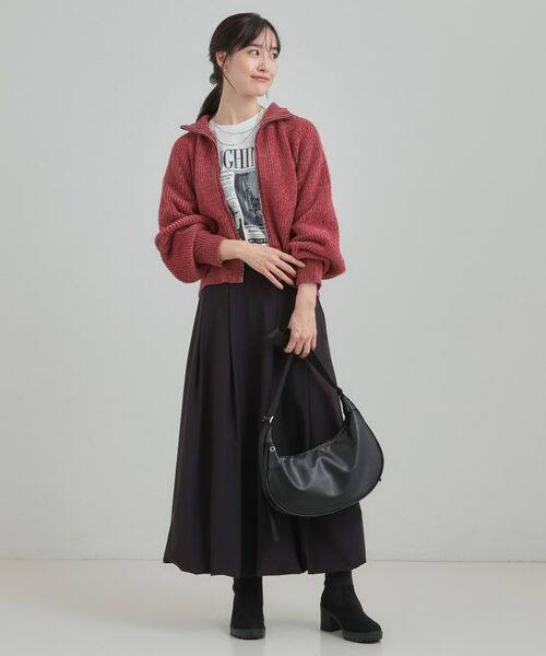 SHOO・LA・RUE / シューラルー レザーブルゾン・ジャケット | フェザーストライプモールブルゾン | 詳細7