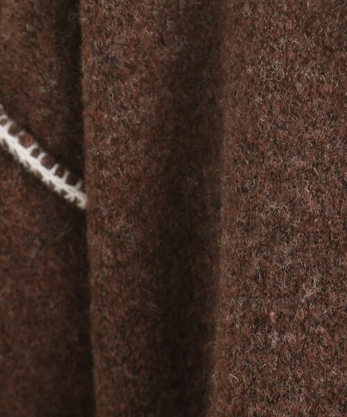 SHOO・LA・RUE / シューラルー カーディガン・ボレロ | 配色ステッチがポイント 襟付きジップニットカーディガン | 詳細8