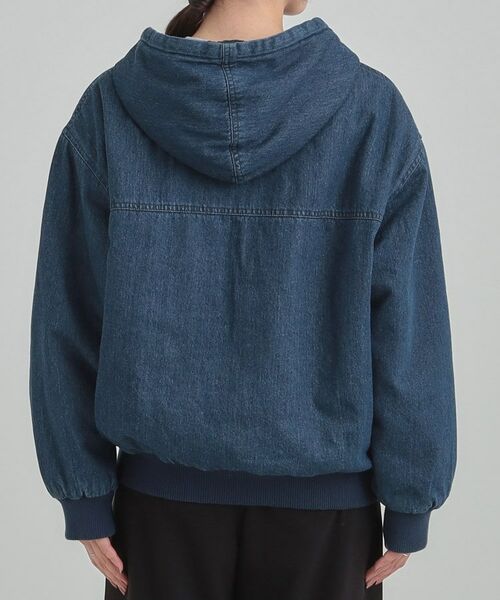 SHOO・LA・RUE / シューラルー レザーブルゾン・ジャケット | デニム中綿フーディーブルゾン | 詳細11