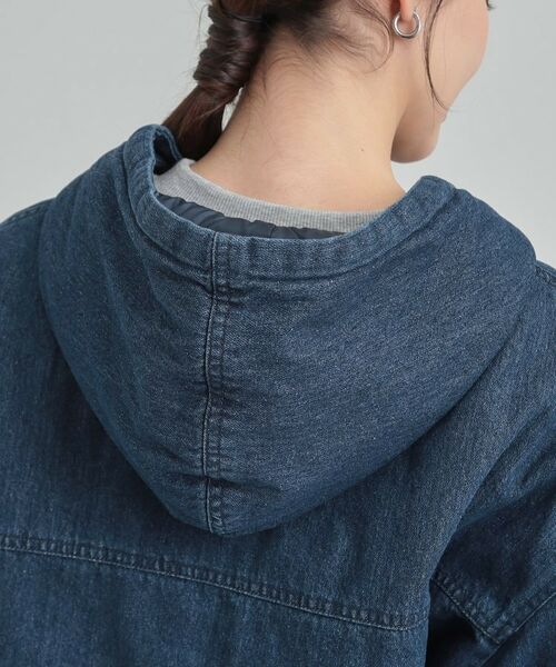 SHOO・LA・RUE / シューラルー レザーブルゾン・ジャケット | デニム中綿フーディーブルゾン | 詳細16