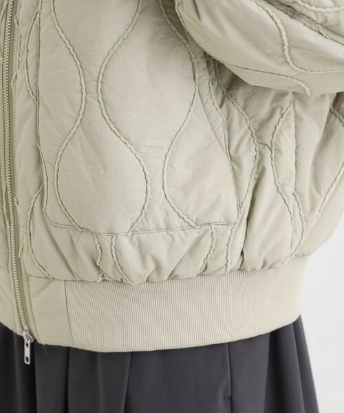 SHOO・LA・RUE / シューラルー レザーブルゾン・ジャケット | モールキルティング中綿ブルゾン | 詳細15