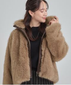 SHOO・LA・RUE / シューラルー レザーブルゾン・ジャケット | フェイクファーブルゾン