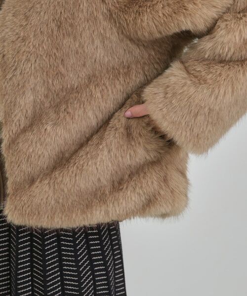 SHOO・LA・RUE / シューラルー レザーブルゾン・ジャケット | フェイクファーブルゾン | 詳細15