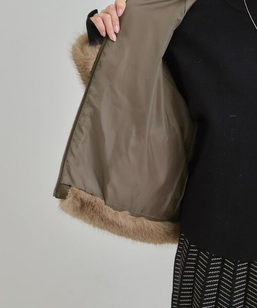 SHOO・LA・RUE / シューラルー レザーブルゾン・ジャケット | フェイクファーブルゾン | 詳細16