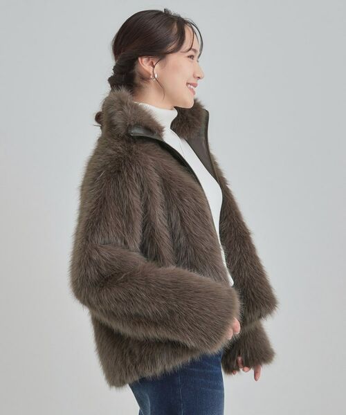 SHOO・LA・RUE / シューラルー レザーブルゾン・ジャケット | フェイクファーブルゾン | 詳細2