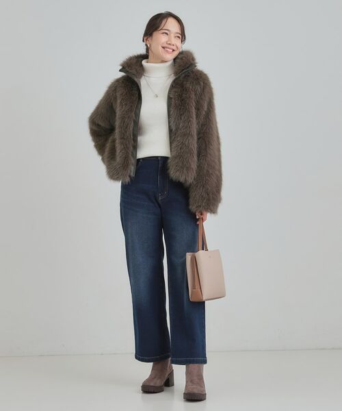 SHOO・LA・RUE / シューラルー レザーブルゾン・ジャケット | フェイクファーブルゾン | 詳細3