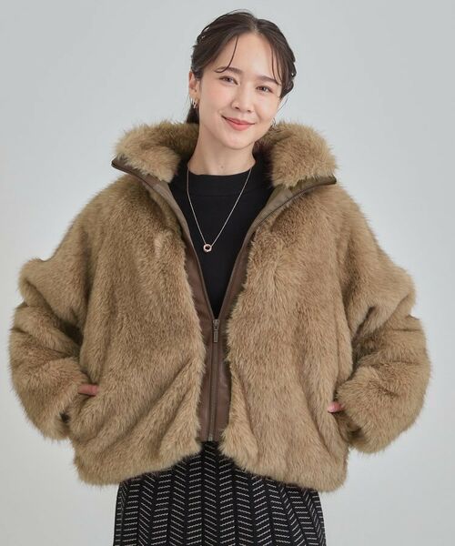 SHOO・LA・RUE / シューラルー レザーブルゾン・ジャケット | フェイクファーブルゾン | 詳細5