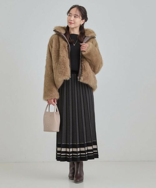 SHOO・LA・RUE / シューラルー レザーブルゾン・ジャケット | フェイクファーブルゾン | 詳細7