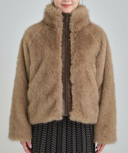 SHOO・LA・RUE / シューラルー レザーブルゾン・ジャケット | フェイクファーブルゾン | 詳細9