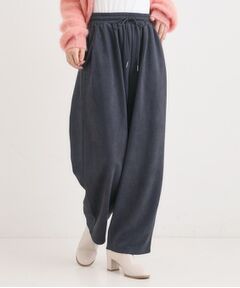 SHOO・LA・RUE / シューラルー パンツ | スエード調カーブパンツ
