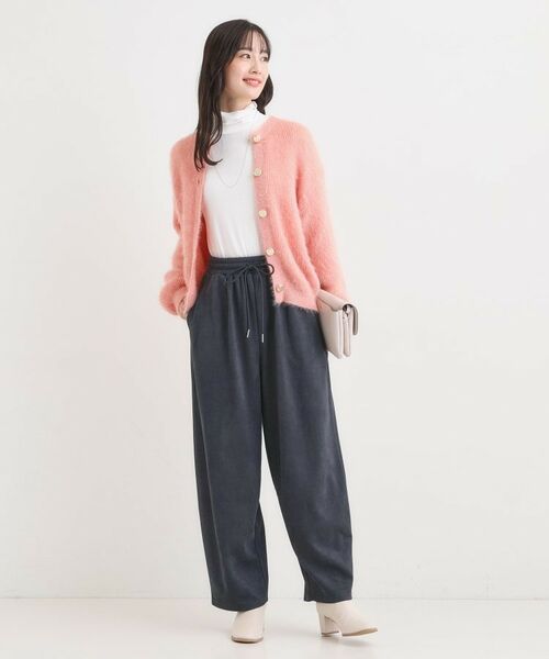 SHOO・LA・RUE / シューラルー パンツ | スエード調カーブパンツ | 詳細7