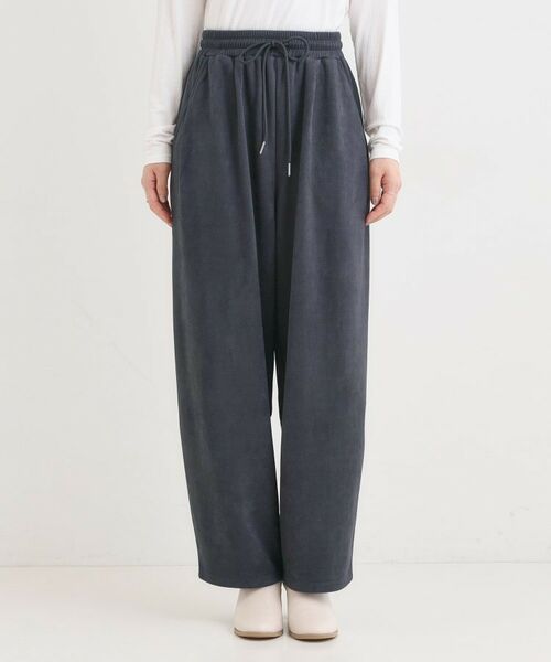 SHOO・LA・RUE / シューラルー パンツ | スエード調カーブパンツ | 詳細9