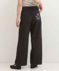 SHOO・LA・RUE / シューラルー デニムパンツ | 【旭山動物園応援商品】ポケット刺繍デニム