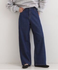 SHOO・LA・RUE / シューラルー デニムパンツ | 【旭山動物園応援商品】ポケット刺繍デニム