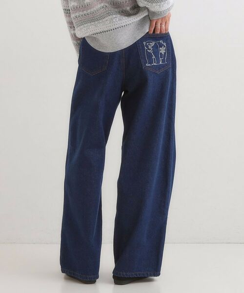 SHOO・LA・RUE / シューラルー デニムパンツ | 【旭山動物園応援商品】ポケット刺繍デニム | 詳細6