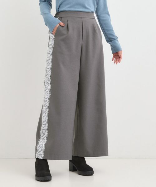 SHOO・LA・RUE / シューラルー パンツ | サイドレースワイドパンツ | 詳細1