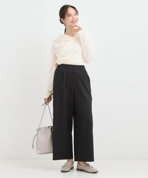 SHOO・LA・RUE / シューラルー パンツ | サイドレースワイドパンツ | 詳細7