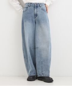 SHOO・LA・RUE / シューラルー デニムパンツ | 【S-LL】立体カーブデニムパンツ