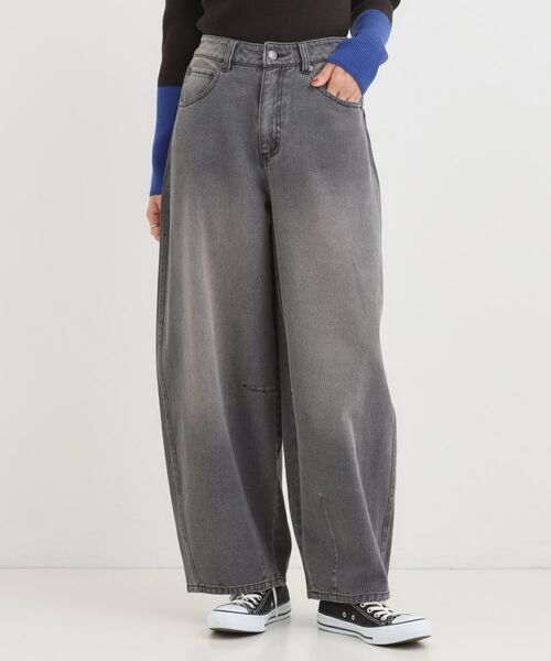 SHOO・LA・RUE / シューラルー デニムパンツ | 【S-LL】立体カーブデニムパンツ | 詳細1