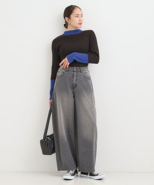 SHOO・LA・RUE / シューラルー デニムパンツ | 【S-LL】立体カーブデニムパンツ | 詳細3