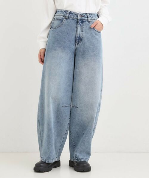 SHOO・LA・RUE / シューラルー デニムパンツ | 【S-LL】立体カーブデニムパンツ | 詳細9