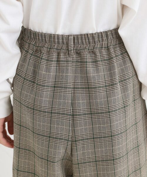 SHOO・LA・RUE / シューラルー ショート・ハーフ・半端丈パンツ | 【セットアップ可】チェック柄タックハーフパンツ | 詳細13