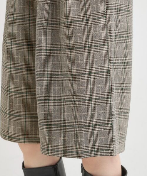 SHOO・LA・RUE / シューラルー ショート・ハーフ・半端丈パンツ | 【セットアップ可】チェック柄タックハーフパンツ | 詳細15